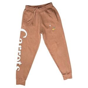 Carrots Anwar x Crocs Brown Logo Embroidered Sweatpants Joggers size S